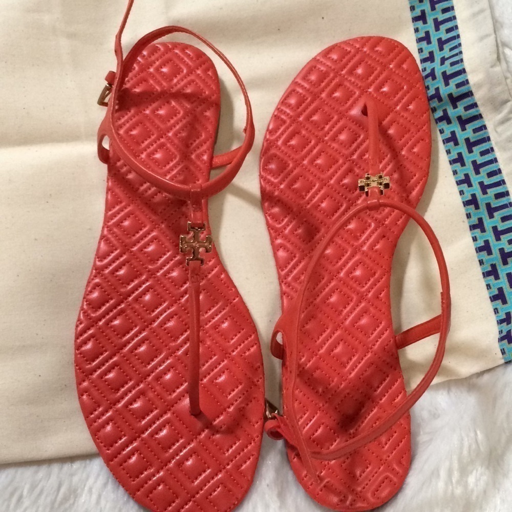 Tory Burch Marion Quilt Pappy Sandal Size 10 NWOB - Picture 4 of 10
